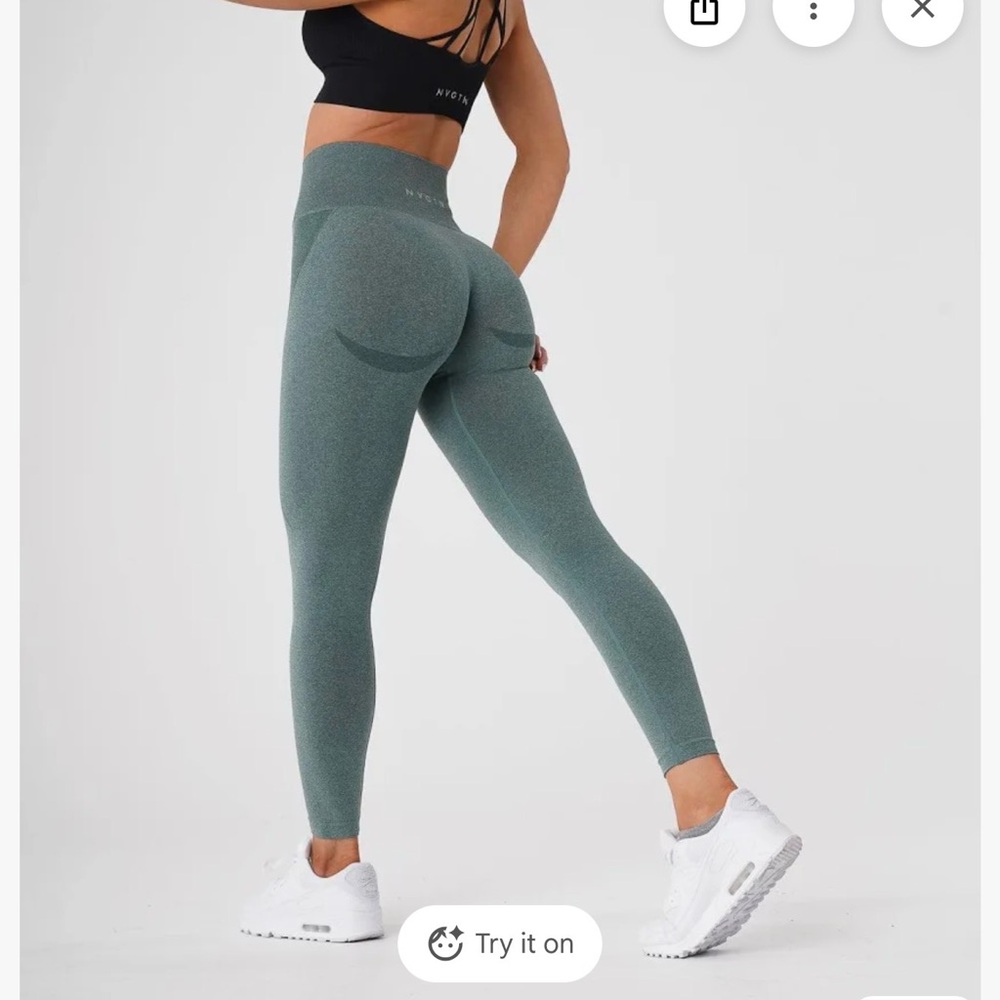 NVGTN Green seamless contour Leggings size small